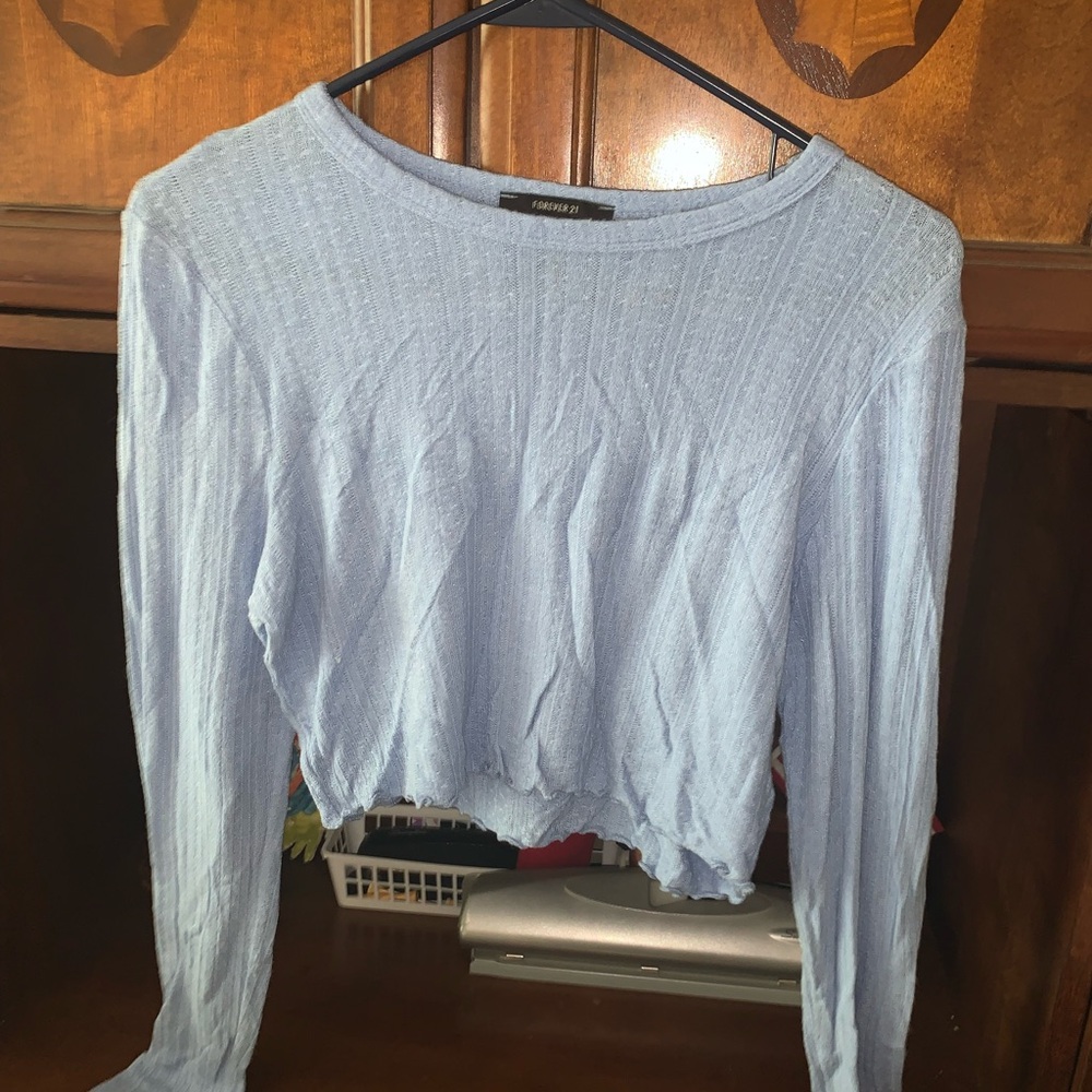 Light blue shirt , forever 21 , size large
